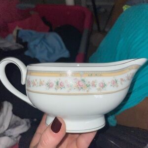 Floral Design Porcelain Creamer